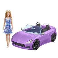 laleo - Mattel Barbie kabrioletas su lėle, violetinė (Purple), HBY29 - 8 nuotrauka