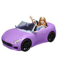 laleo - Mattel Barbie kabrioletas su lėle, violetinė (Purple), HBY29 - 9 nuotrauka