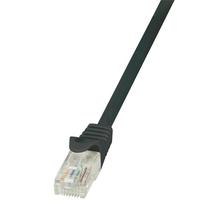 pvc tinklai - LogiLink CAT 6 U/UTP Cable Black 0.25m - 2 nuotrauka