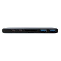 usb c laidas 4k - LOGILINK UA0302 LOGILINK- USB-C 7 viename daugiafunkcis šakotuvas su PD, aliuminio lydinys, 100 W - 6 nuotrauka
