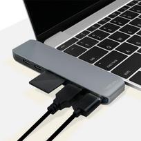 usb c laidas 4k - LOGILINK UA0302 LOGILINK- USB-C 7 viename daugiafunkcis šakotuvas su PD, aliuminio lydinys, 100 W - 7 nuotrauka