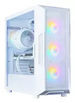 zalman korpusas - Zalman I3 NEO V2 Mid Tower, balta (White) - 3 nuotrauka