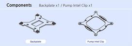 procesoriaus ausintuvas intel - Zalman ZM-1700MKB Intel Mounting Kit - 3 nuotrauka