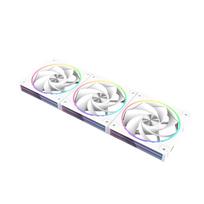 white 120mm fan - Zalman ZM-DF120R A3 120mm Reverse Daisy Chain ARGB White 3 vnt. - 2 nuotrauka