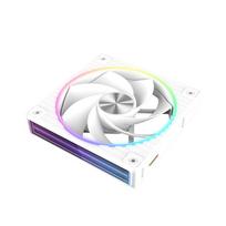 white 120mm fan - Zalman ZM-DF120R A3 120mm Reverse Daisy Chain ARGB White 3 vnt. - 3 nuotrauka