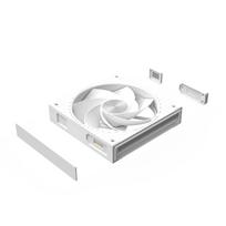 white 120mm fan - Zalman ZM-DF120R A3 120mm Reverse Daisy Chain ARGB White 3 vnt. - 4 nuotrauka
