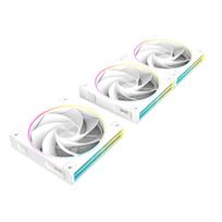 white 120mm fan - Zalman ZM-DF120R A3 120mm Reverse Daisy Chain ARGB White 3 vnt. - 6 nuotrauka