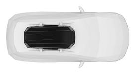 automobilio stogo - Stogo bagažinė THULE MOTION 3 M BLACK - 5 nuotrauka