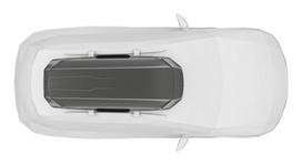 thule motion 3 xl - Stogo bagažinė THULE MOTION 3 XL TITAN GLOSSY - 5 nuotrauka