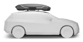 automobilio stogo - Stogo bagažinė THULE MOTION 3 XXL TITAN GLOSSY - 3 nuotrauka