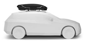 automobilio stogo - Stogo bagažinė THULE MOTION 3 L BLACK - 3 nuotrauka