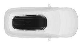 automobilio stogo - Stogo bagažinė THULE MOTION 3 L BLACK - 5 nuotrauka