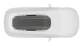 thule motion 3 xl - Stogo bagažinė THULE MOTION 3 XL LOW TITAN GLOSSY - 5 nuotrauka