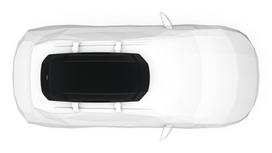 thule force 3 l - Stogo bagažinė Thule Force 3 M juoda (Black) - 7 nuotrauka