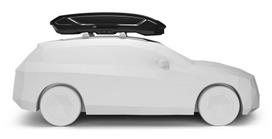 automobilio stogo - Stogo bagažinė Thule Motion 3 XXL juoda blizgi (Black Glossy) - 3 nuotrauka