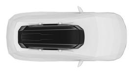 automobilio stogo - Stogo bagažinė Thule Motion 3 XXL juoda blizgi (Black Glossy) - 5 nuotrauka