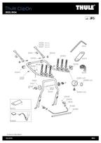 thule 3 dviraciu - Thule ClipOn 3 9103 dviračių laikiklis, 3 dviračiams - 6 nuotrauka