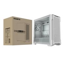 kompiuterio korpusas case - Kompiuterio korpusas Gigabyte C102 Glass Ice Case, balta - 7 nuotrauka
