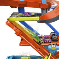 trasos - Mattel Hot Wheels City Transformuojamas triukų garažas 2 in 1 (JHL94) - 4 nuotrauka