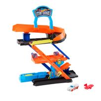 trasos - Mattel Hot Wheels City Transformuojamas triukų garažas 2 in 1 (JHL94) - 7 nuotrauka
