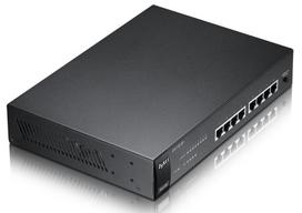 tinklo komutatorius poe - Šakotuvas ZYXEL ES1100-8P 8-PORT 10/100 POE SWITCH - 3 nuotrauka