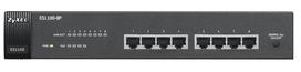 tinklo komutatorius poe - Šakotuvas ZYXEL ES1100-8P 8-PORT 10/100 POE SWITCH - 4 nuotrauka