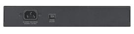 tinklo komutatorius poe - Šakotuvas ZYXEL ES1100-8P 8-PORT 10/100 POE SWITCH - 5 nuotrauka