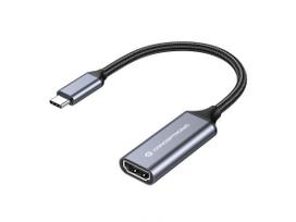 usb c laidas 4k - Conceptronic ABBY09G USB-C į HDMI adapteris 4K 60Hz Pilka (Gray) - 2 nuotrauka