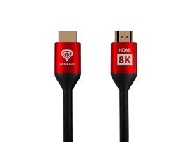 3m hdmi kabelis - Genesis NKA-1993 HDMI - HDMI 3m 8K Raudonas (Red) - 2 nuotrauka