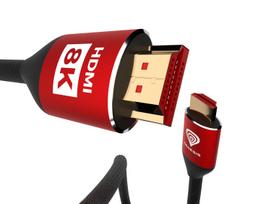 3m hdmi kabelis - Genesis NKA-1993 HDMI - HDMI 3m 8K Raudonas (Red) - 3 nuotrauka