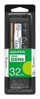 operatyvioji atmintis ram so dimm - ADATA SO-DIMM 32GB (1x32GB) DDR5 5600MHz CL46 Juodas (Black) - 2 nuotrauka