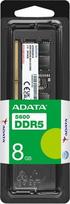 operatyvioji atmintis ram so dimm - ADATA Premier 8 GB, DDR5 (SO-DIMM), 5600 MHz, Juodas (Black) - 2 nuotrauka