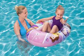 pripuciami ciuziniai baseinui - Bestway Disney Princess Boat 91044 - 12 nuotrauka