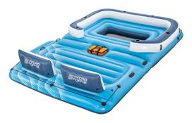 pripuciama sala - Bestway 43105 plūduriuojantis gaminys baseinui / paplūdimiui Mėlyna, Balta Plūduriuojanti salelė Raštas Vinilas - 39 nuotrauka