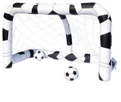 vartai - Pripučiami futbolo vartai + Bestway kamuoliai 52058 - 2 nuotrauka