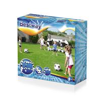 vartai - Pripučiami futbolo vartai + Bestway kamuoliai 52058 - 5 nuotrauka