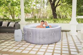 lay z spa pripuciamas baseinas - Pripučiamas sūkurinis baseinas 2-4 asmenims Bestway Lay-Z-Spa CANCUN - 12 nuotrauka