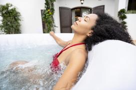 lay z spa pripuciamas baseinas - Pripučiamas sūkurinis baseinas 2-4 asmenims Bestway Lay-Z-Spa CANCUN - 18 nuotrauka