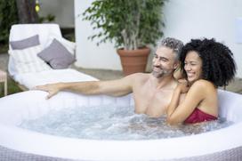 lay z spa pripuciamas baseinas - Pripučiamas sūkurinis baseinas 2-4 asmenims Bestway Lay-Z-Spa CANCUN - 19 nuotrauka