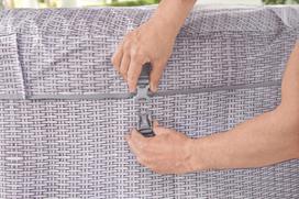 lay z spa pripuciamas baseinas - Pripučiamas sūkurinis baseinas 2-4 asmenims Bestway Lay-Z-Spa CANCUN - 20 nuotrauka
