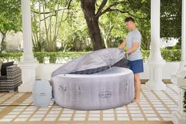 lay z spa pripuciamas baseinas - Pripučiamas sūkurinis baseinas 2-4 asmenims Bestway Lay-Z-Spa CANCUN - 21 nuotrauka