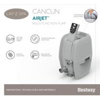 lay z spa pripuciamas baseinas - Pripučiamas sūkurinis baseinas 2-4 asmenims Bestway Lay-Z-Spa CANCUN - 29 nuotrauka