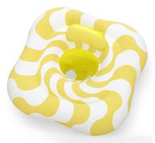pripuciamas ratas sedyne - Bestway 32298 Pripučiamas plaukimo ratas Wavy Square, geltonas, 79 cm - 2 nuotrauka