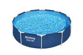 dyzelinis sildytuvas 30 - Bestway Steel Pro karkasinis baseinas 305 x 76 cm, mėlynas (Blue) - 13 nuotrauka