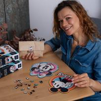 minnie mouse - Trefl Disney Medinė dėlionė Mikis ir Minė, 160 det. - 5 nuotrauka