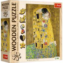 klimt - Trefl The Kiss Gustav Klimt 20247, 18.2 x 25.4 cm, 200 det. - 2 nuotrauka