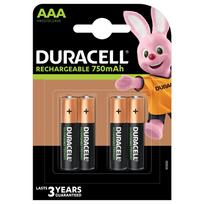 ikraunamos aaa baterijos - Duracell AAA R03 įkraunami elementai, 4vnt. - 2 nuotrauka
