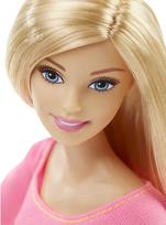 lele barbe pigu.lt - Lėlė Mattel Barbie Made To Move - Pink Top DHL82 - 4 nuotrauka