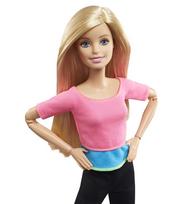 lele barbe pigu.lt - Lėlė Mattel Barbie Made To Move - Pink Top DHL82 - 6 nuotrauka