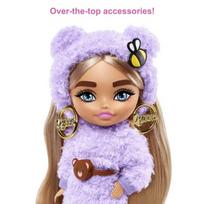 lele barbe pigu.lt - Barbie Extra mini lėlė violetine suknele - 5 nuotrauka